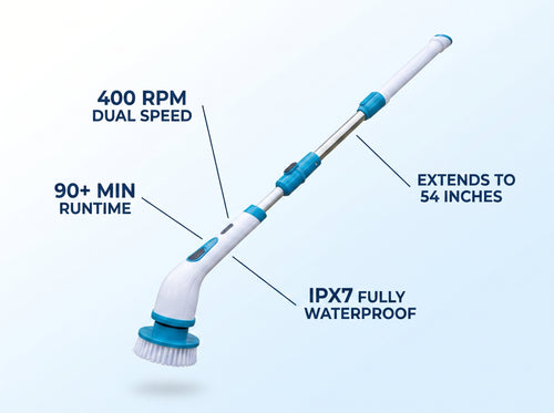 Scrubbi Max — Turbo Extendable Spin Scrubber